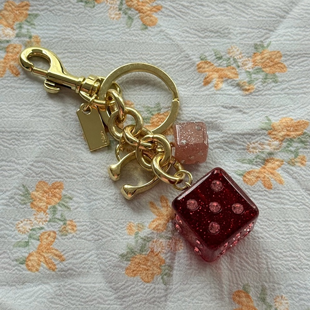 Coach Dice Cluster Bag Charm - Picture 5 of 5